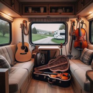 your music in an RV